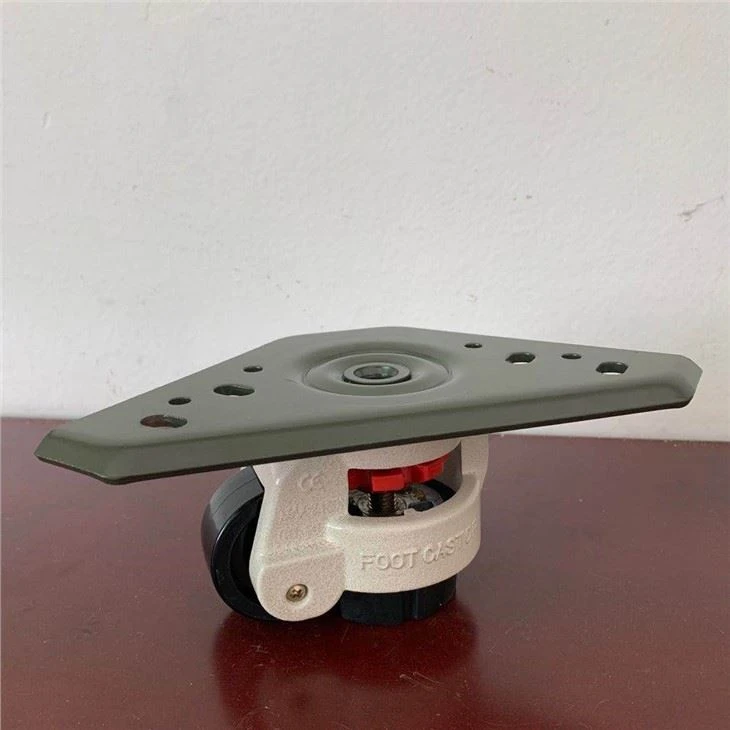 foot operated leveling caster