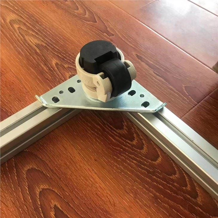 leveling casters for machine